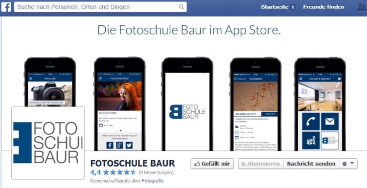 Fotoschule Baur App Sujets